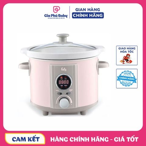 NỒI NẤU CHẬM THÔNG MINH HẸN GỜ 2.5L - SLOW 4 - FB9125MH (MÀU HỒNG)