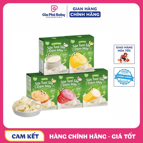 Sữa tươi sấy Mămmy giàu dinh dưỡng, thơm ngon tự nhiên cho bé từ 6 tháng tuổi, đủ vị thơm ngon
