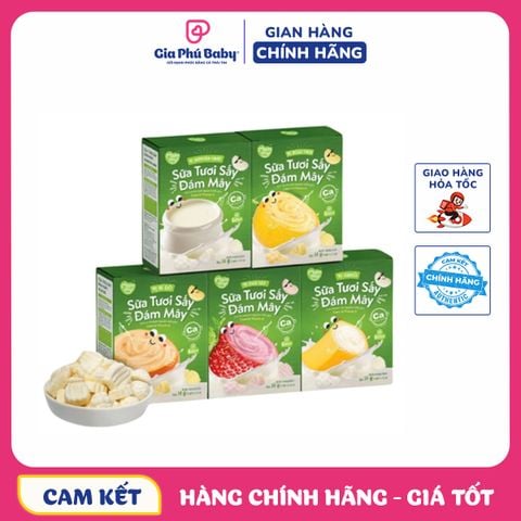 Sữa tươi sấy Mămmy giàu dinh dưỡng, thơm ngon tự nhiên cho bé từ 6 tháng tuổi, đủ vị thơm ngon