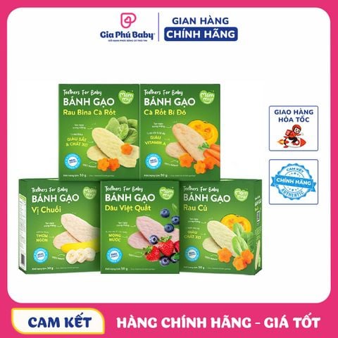 Bánh Gạo Dẹt tập cầm năm cho bé,vị rau củ Mămmy giúp bé tập nhau bổ sung dinh dưỡng
