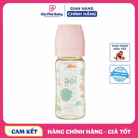 Bình sữa Aoi PPSU Flora 280ml (màu ngẫu nhiên)