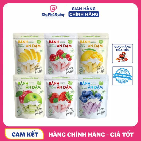 Bánh ăn dặm Mămmy vị trái cây – Giàu vitamin & chất xơ | Dạng que ngắn cho bé từ 6 tháng tuổi