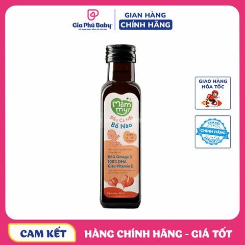 Dầu ăn dặm bổ não Mămmy bổ sung DHA, Omega 3