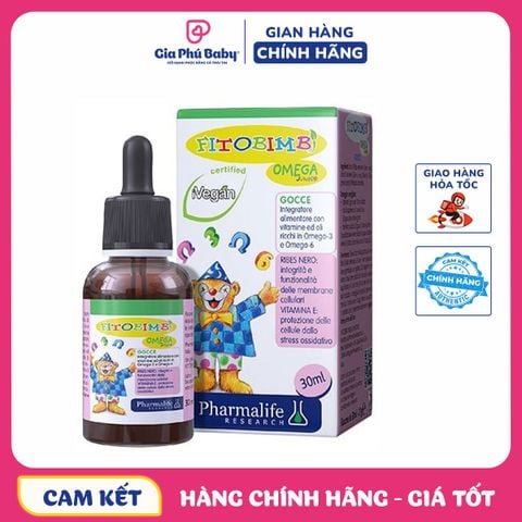 Siro Fitobimbi Omega thực vật hỗ trợ phát triển não bộ, tốt cho mắt