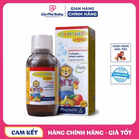 Fitobimbi Vitemix Junior (Vitemix Bimbi) - Bổ sung vitamin và khoáng chất cho trẻ (Chai 200ml)