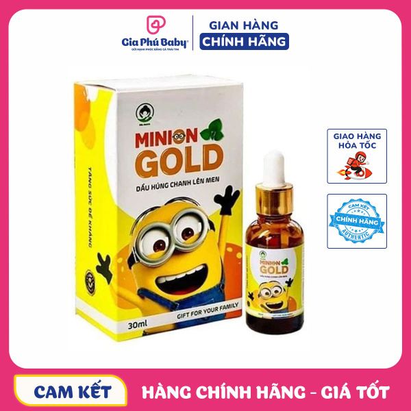 DẦU HÚNG CHANH MINION GOLD LÊN MEN TỰ NHIÊN
