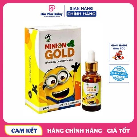 DẦU HÚNG CHANH MINION GOLD LÊN MEN TỰ NHIÊN
