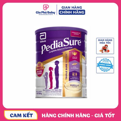 Sữa Pediasure Úc vị Vani 850g