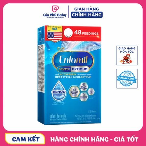 Sữa Enfamil Enspire Infant Formula 850g (0-12 tháng)