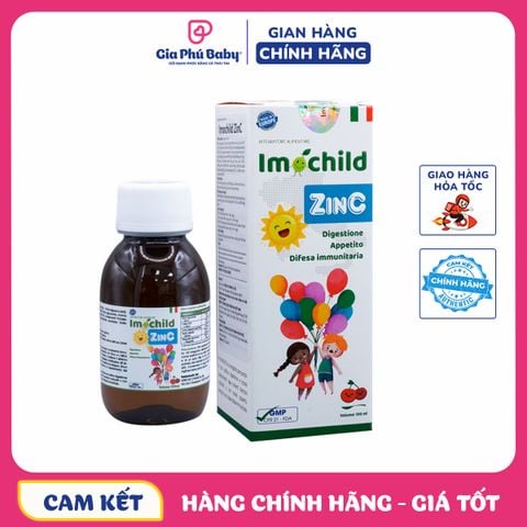 Siro Imochild ZinC - Bổ sung kẽm, tăng cường sức đề kháng