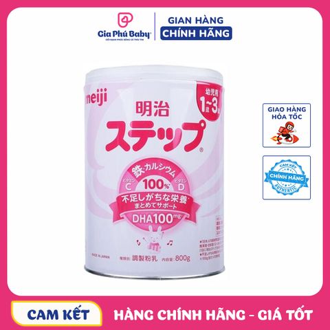 Sữa Meiji Số 9 Nhật Bản (800g) Cho Bé 1–3 Tuổi – Sản Phẩm Chính Hãng Tại Gia Phú Baby