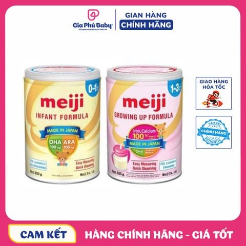 Sữa Meiji nhập khẩu số 0 800g (0 - 1 tuổi)