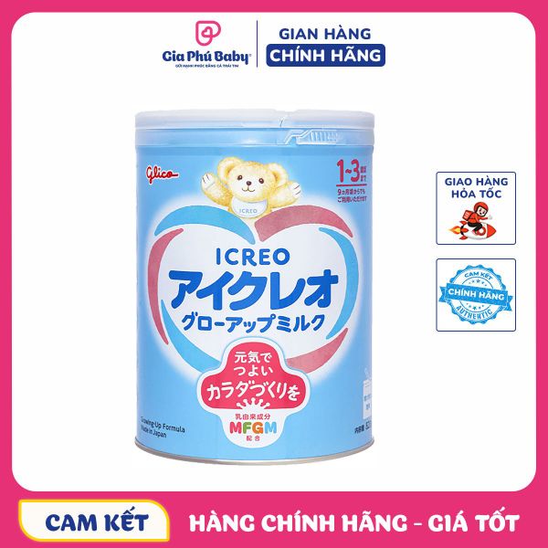 Sữa Glico Icreo số 1 820g chính hãng – Dành cho bé 0-12 tháng