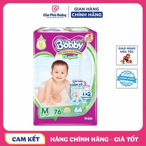 Bỉm quần Bobby chính hãng