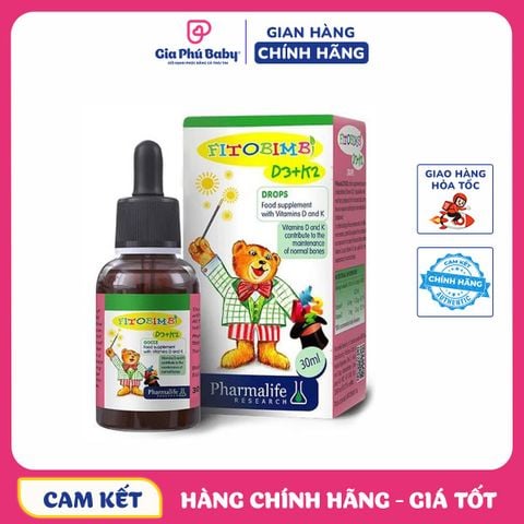 Siro Fitobimbi D3+K2 giúp xương chắc khỏe