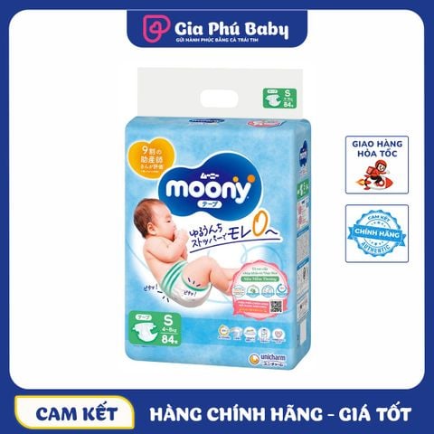 Bỉm Moony Xanh tiêu chuẩn đủ size