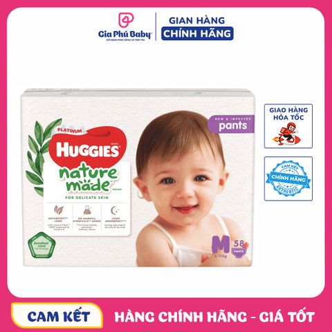 Bỉm Tã Dán Quần Huggies Nature Made