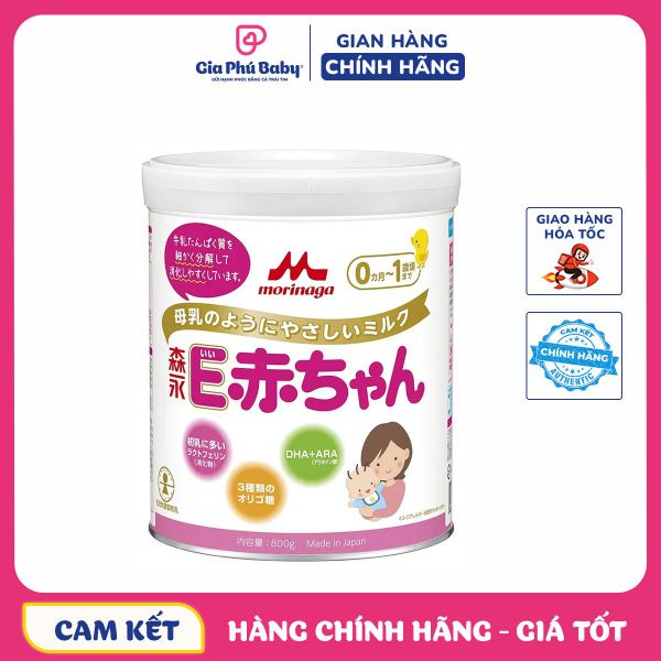 Sữa Morinaga E-Akachan số 0 cho trẻ non tháng 800g
