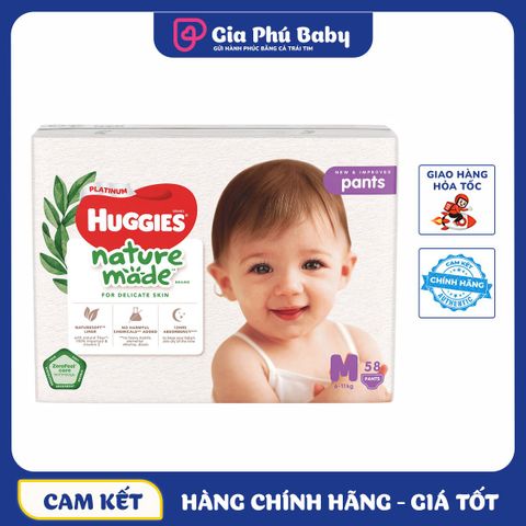 Bỉm Tã Dán Quần Huggies Nature Made
