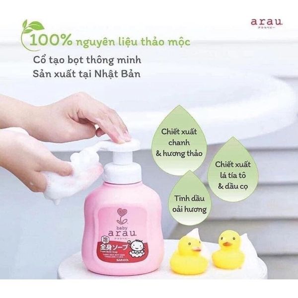 Sữa Tắm Arau baby chính hãng dành cho bé chính hãng ( Sữa tắm Arau baby )