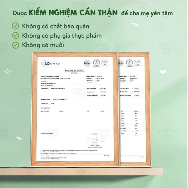 Bột ăn dặm vị gà hầm cà rốt Mămmy bổ sung Vitamin, Sắt, Kẽm và chất xơ hòa tan nhu cầu DHA - 140gr