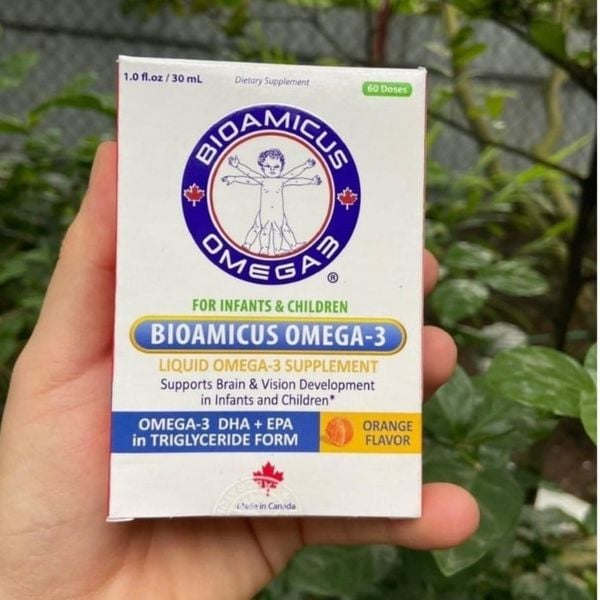 BioAmicus Omega 3 bổ sung DHA không tanh hàm lượng cao siêu cô đặc và tinh khiết | Nhập khẩu chính hãng từ Canada