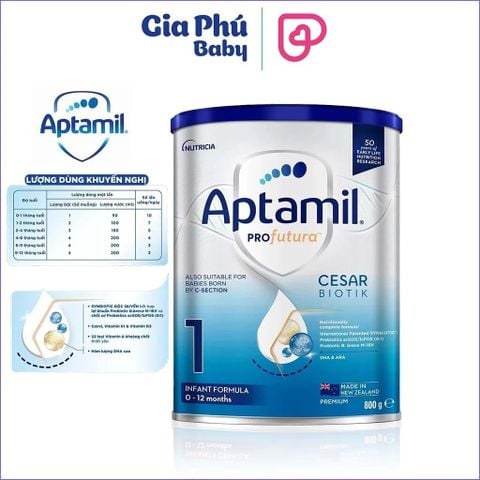 Sữa Aptamil New Zeland nhập khẩu nguyên hộp 800g [KÈM QUÀ TẶNG ]
