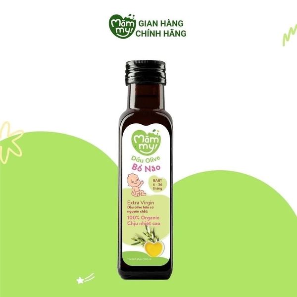 Dầu ăn dặm bổ não Mămmy bổ sung DHA, Omega 3 cho bé từ 6 tháng – chai 100ml đủ vị