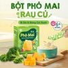 Phô mai tách muối Mămmy dạng bột rắc cơm, cháo cho bé ăn dặm, hộp 10 ống hộp 30g