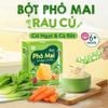 Phô mai tách muối Mămmy dạng bột rắc cơm, cháo cho bé ăn dặm, hộp 10 ống hộp 30g