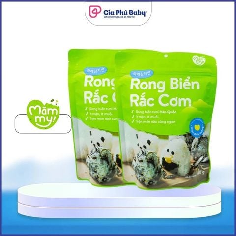 Rong biển rắc cơm Mămmy – Ít mặn, không tanh, tăng hương vị cho bé | Túi 40g