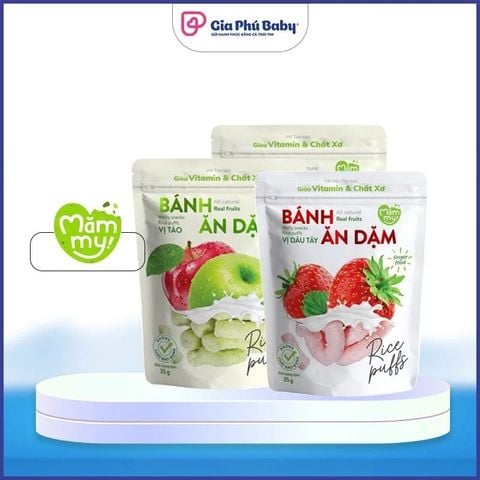 Bánh ăn dặm Mămmy vị trái cây – Giàu vitamin & chất xơ | Dạng que ngắn cho bé từ 6 tháng tuổi