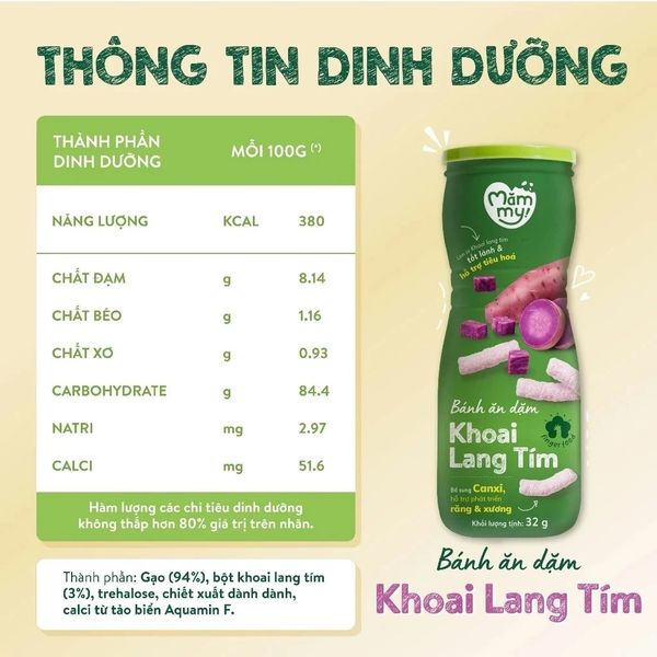 HŨ bánh ăn dặm Mămmy giòn xốp tan ngay trong miệng, bánh mát dễ tiêu hóa cho bé 32g với 6 vị hoa quả