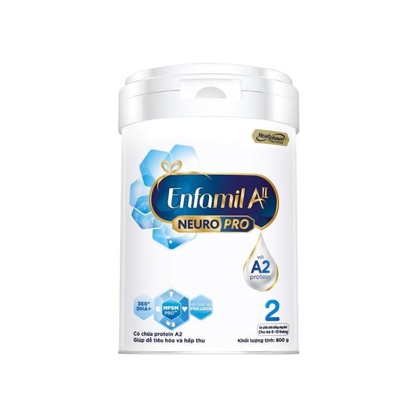 Sữa Bột Enfamil A2 NeuroPro Hỗ Trợ Phát Triển Toàn Diện Cho Bé