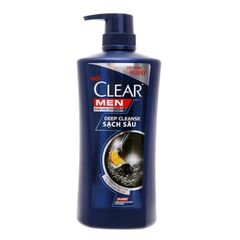 Dầu gội Clear Men mềm sạch sâu 900g