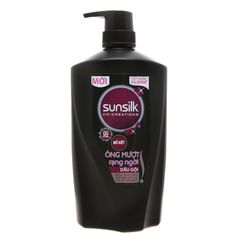 Dầu gội đầu Sunsilk óng mượt rạng ngời tinh chất bồ kết chai 900g