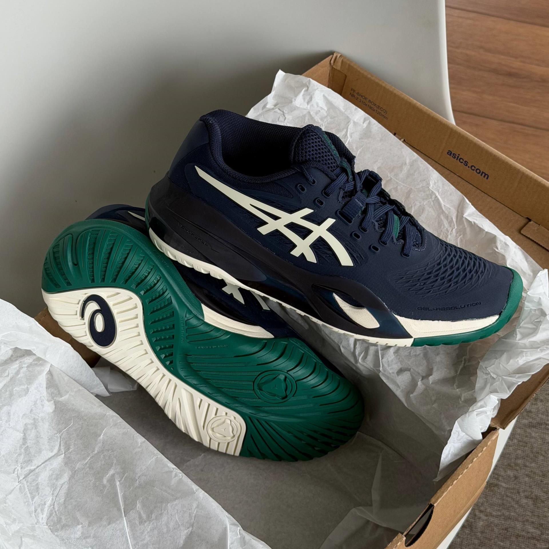 Giày Tennis/Pickleball ASICS GEL - RESOLUTION X ‘Midnight Cream’ - 1041A481 400