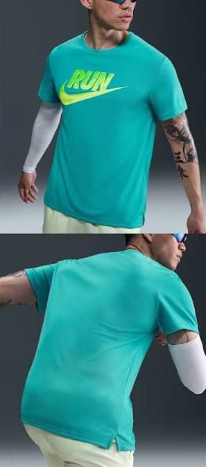 Áo Nike Running Tshirt  Miler Run Energy Dri-FIT Men's Short-Sleeve Running Top