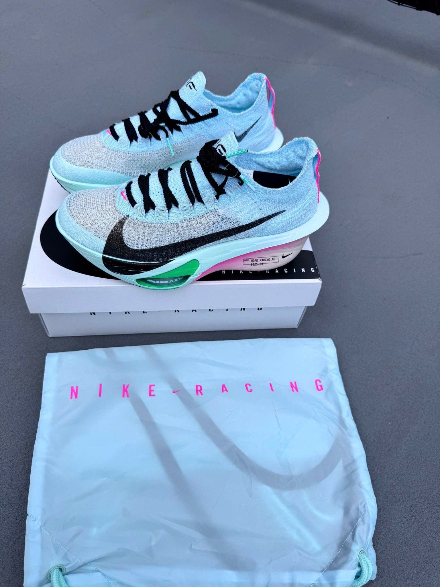 Giày Chạy Bộ AIR ZOOM ALPHAFLY NEXT % 3 Xanh Mint - FD8311 400