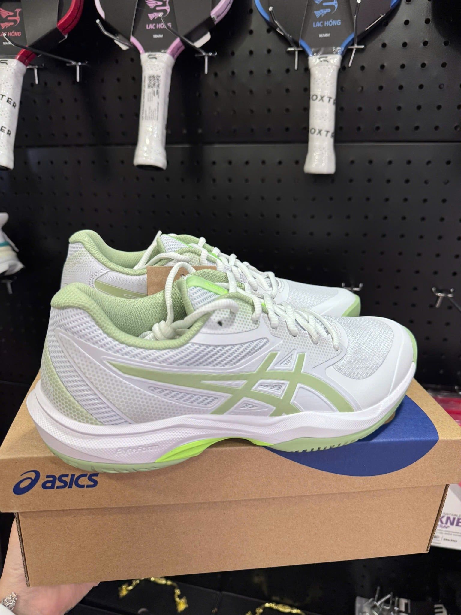 Giày PickleBall / Tennis Game FF Trắng Xanh - 1042A280 - 101