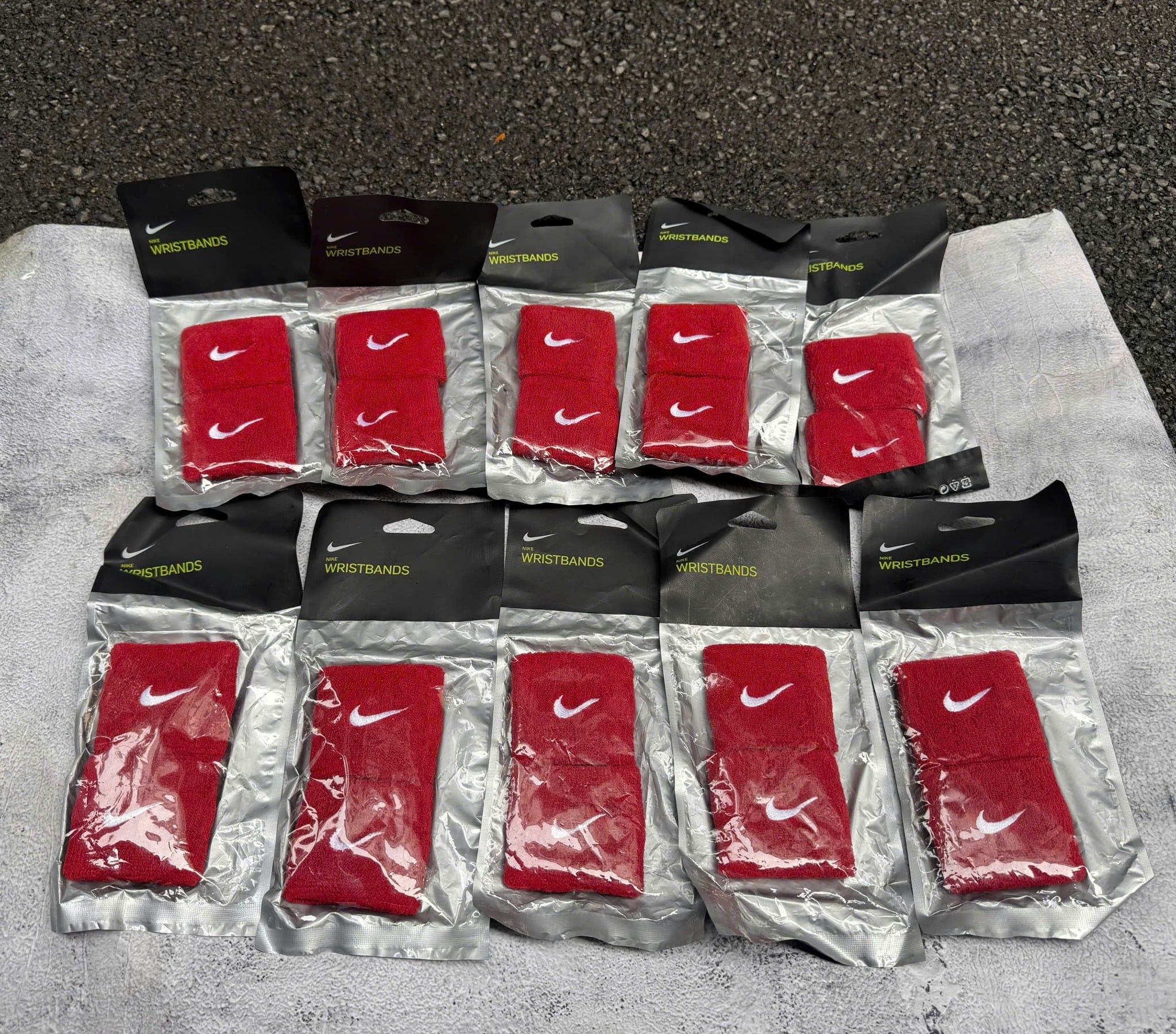 Băng đô cổ tay NIKE đỏ