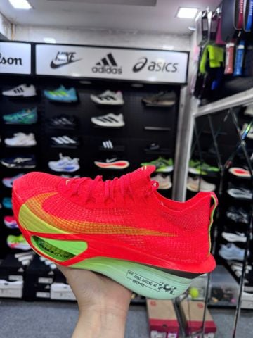  Giày Chạy Bộ AIR ZOOM ALPHAFLY NEXT % 3 Road Racing Bright Crimson Lime - FD8311-600 