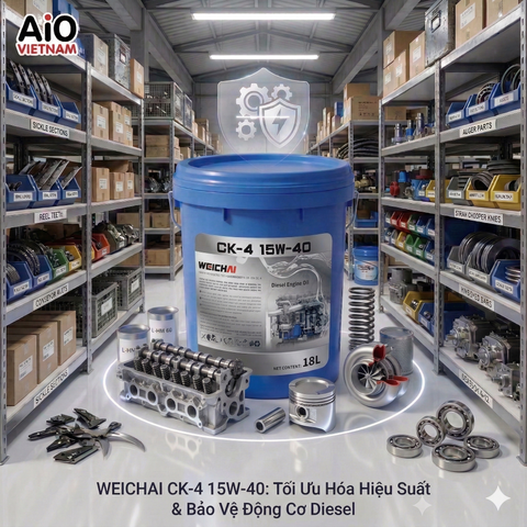  Nhớt động cơ Weichai CK-4 15W40 