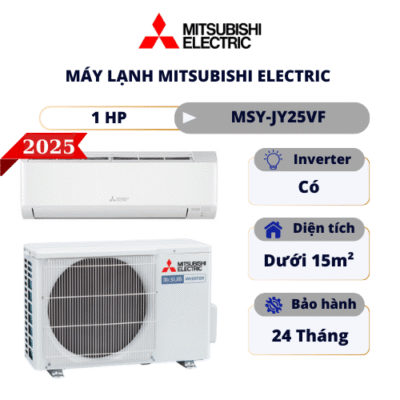 Máy lạnh Mitsubishi Electric Inverter 1 HP MSY/MUY-JY25VF (2025)