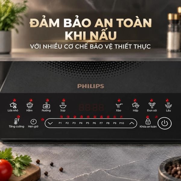 Bếp điện từ đơn Philips HD5850/90