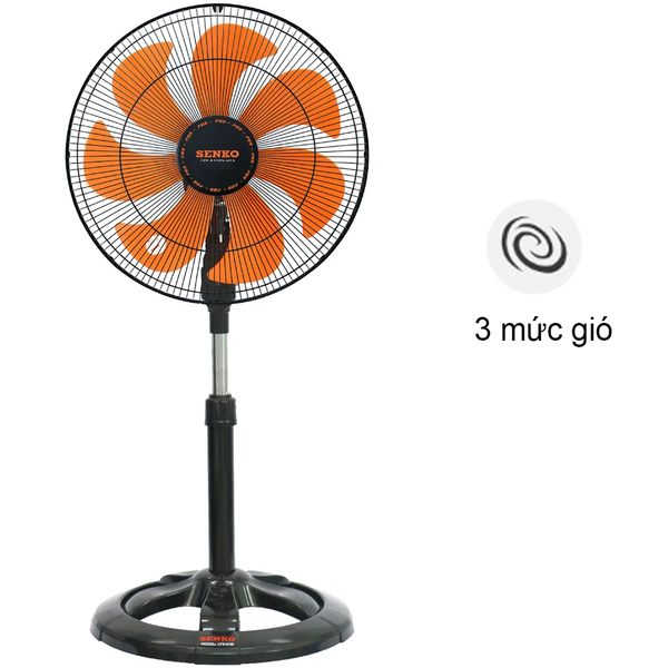 Quạt lửng Senko LTS1636 - Đen Cam