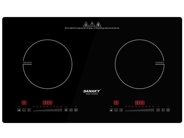 Bếp điện từ và hồng ngoại Sanaky VH2500HGT
