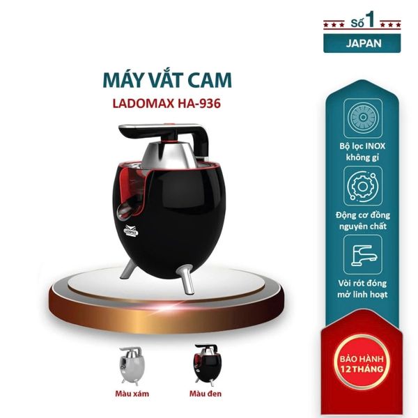 Máy vắt cam Ladomax HA-936 (Đen)