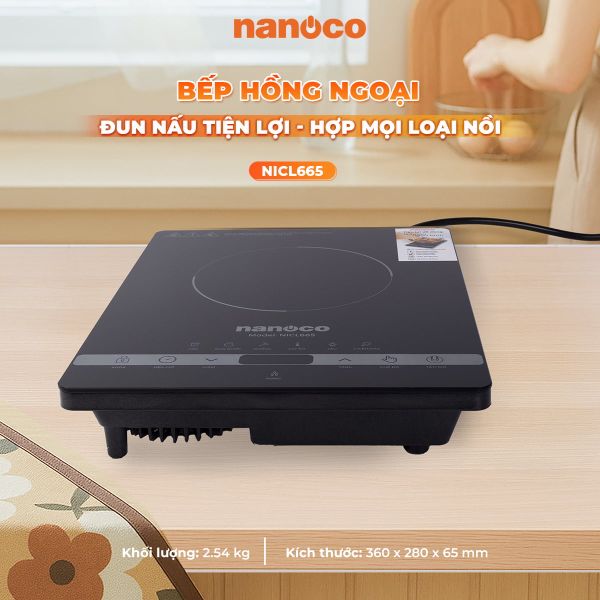 Bếp hồng ngoại đơn Nanoco NICL665