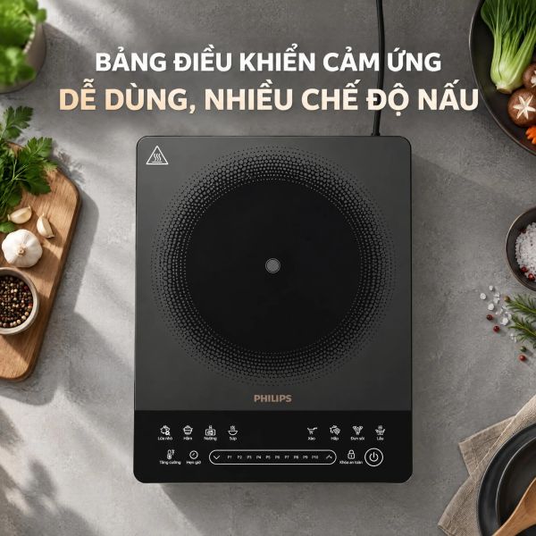Bếp điện từ đơn Philips HD5850/90